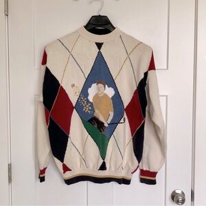 Vintage Jantzen Men’s Golf Crew neck Pull over Sweater, Size XL